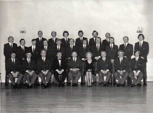 Choir at Civil Service Club, 1975